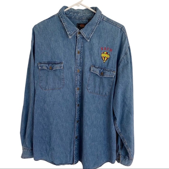 Rout 66 -Original Clothes-  Jean shirt - Picture 1 of 7